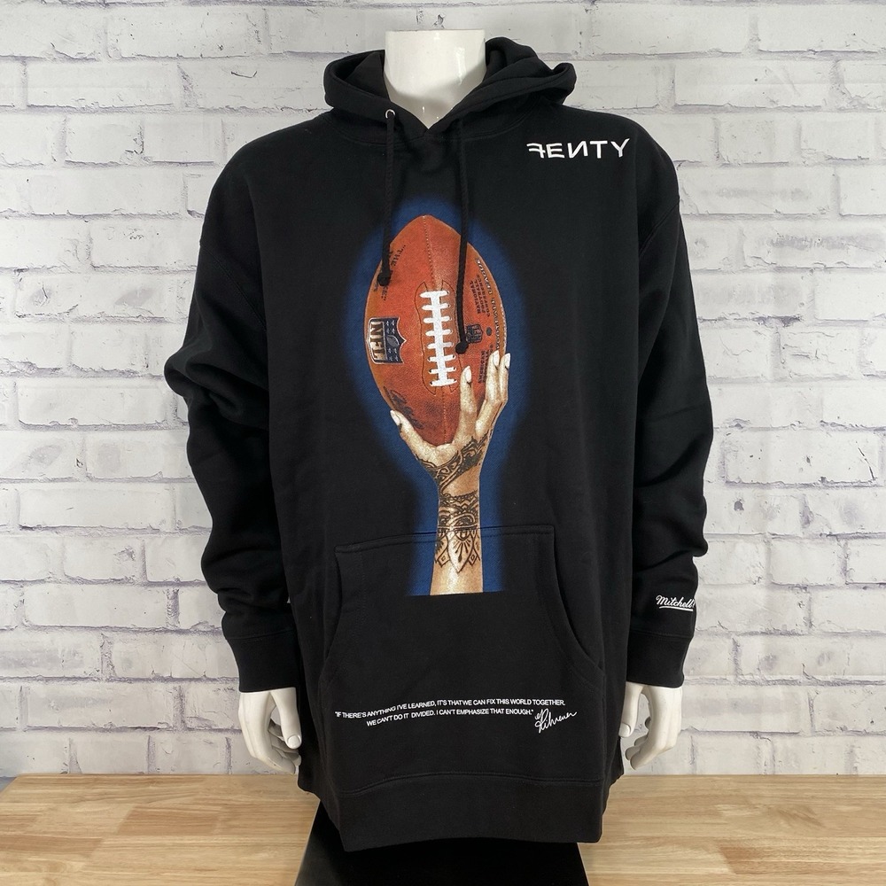 Mitchell & Ness Sweatshirt Size XL Hoodie Fenty Rihanna Super Bowl LVII Icon NWT
